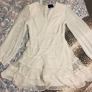 White lace dress